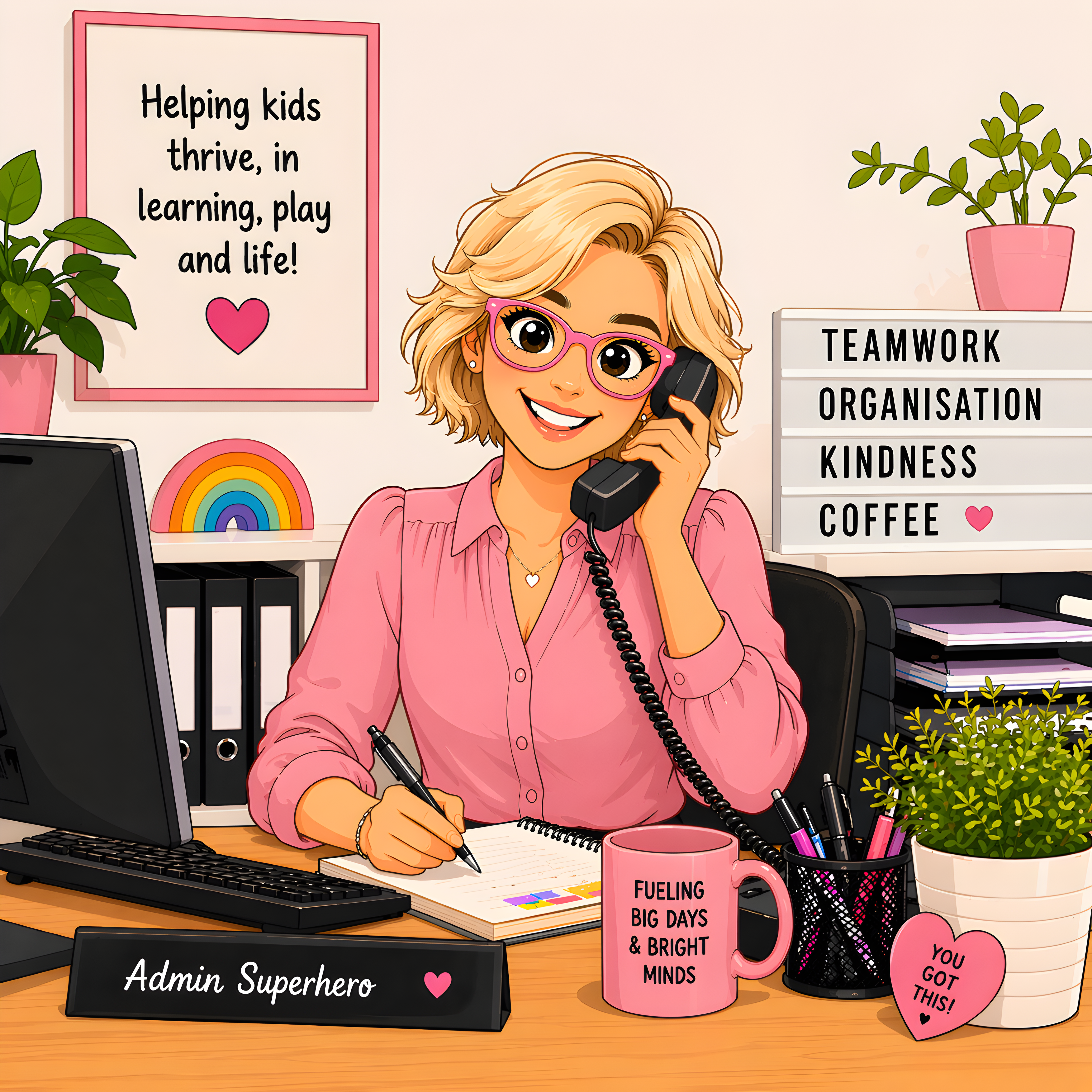 Admin Brooke pink top placeholder photo